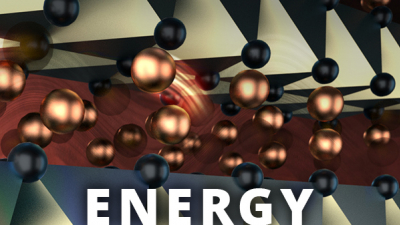 research illustration of liquid copper with text ENERGY