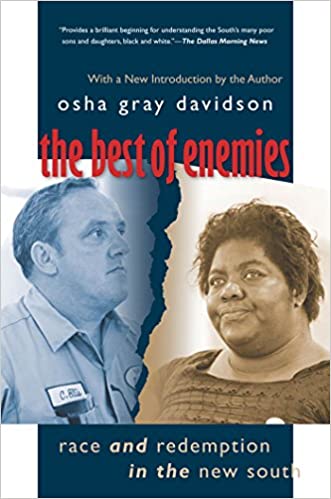 book cover depicting headshots of a white man and Black woman
