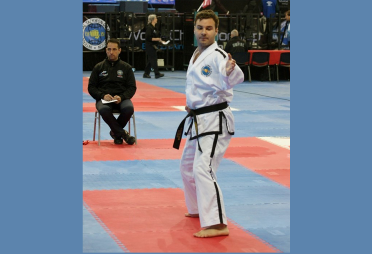 person wearing judo garb