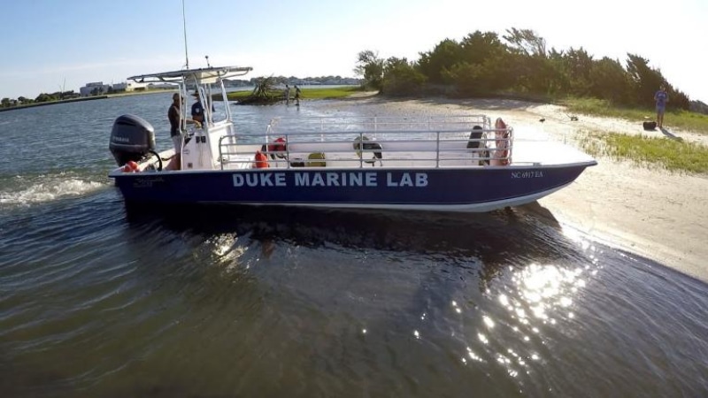 Duke Marine Lab boat