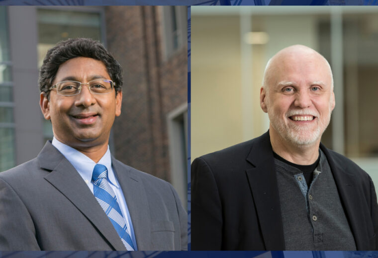 Ravi Bellamkonda, left, and Jeff Glass