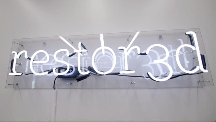 restor3d neon sign