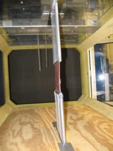 Wind tunnel view from inside